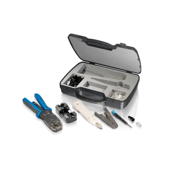 

129504 Crimper tool Set Black, Blue, Gray, White