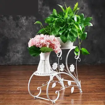 

European Tieyi Flower Frame, Multi-storey Living Room, Ground Flower Frame, Ground-centered Flower Frame