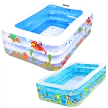 Большой открытый бассейн пластиковый детский плавательный бассейн Крытый надувной бассейн для детей детские надувные ванны YP02s