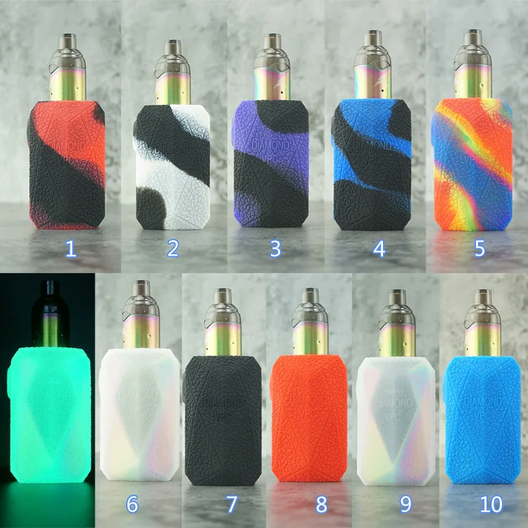 Silicone case for IJOY Diamond VPC POD MOD KIT VAPE texture skin protect cover rubber sleeve | Электроника
