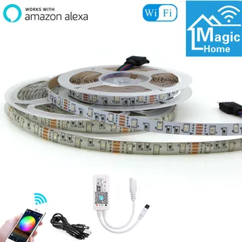 

5v Led Strip USB 2835 SMD Flexible RGB Tape Led Ribbon WIFI Smart APP Amazon Alexa Google Led Strip Light TV Backlight Control