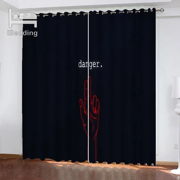 

1Set Horrifying Movie Stranger-things Living Room Curtain Waterproof Curtain POD Customized Photo Polyester Decor