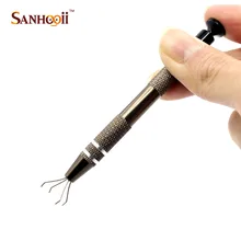 

Precision Parts Grabber IC Chip Components Catcher Clamping Clip Pick Up Tools Four Claw Design Repair Tool Gadgets ZM56