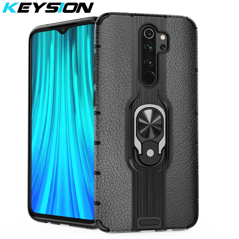 Чехол для телефона KEYSION с магнитным кольцом Redmi Note 8 Pro 7 7S K20 противоударный чехол