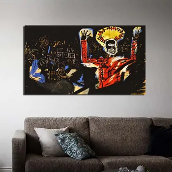 

Jean-Michel Basquiat Graffiti Art Canvas Painting Print Living Room Home Decoration Artwork Modern Wall Art Oil Painting Posters