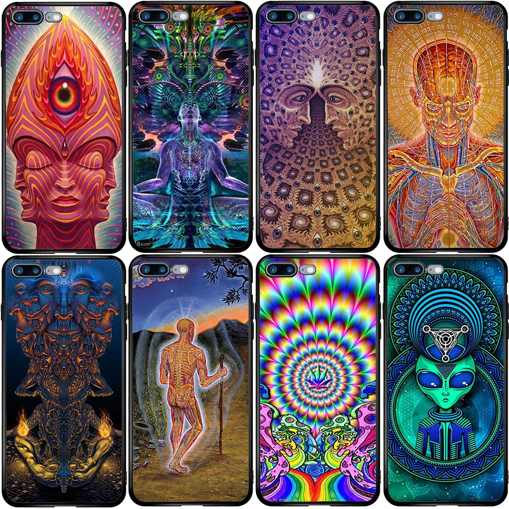 Cover Case for Samsung M10S M10 M31 A10E A10S A20S A30 A50S A21S A31 A41 A51 A71 Alex Grey Progress of the Soul Kiss Muse | Мобильные
