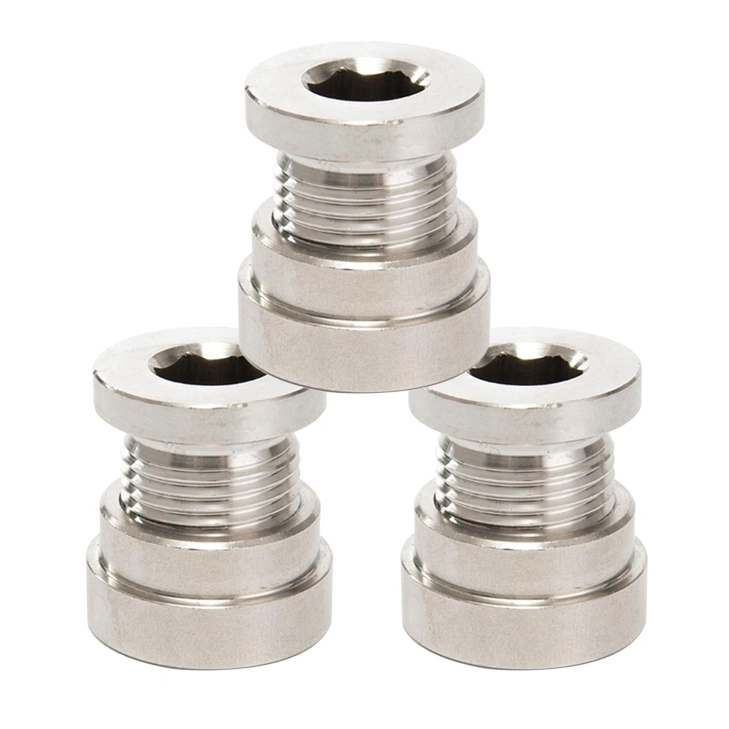 3 pcs Universal O2 Sensor Nut, for Exhaust Systems with M18 x 1.5 Sensor Holes