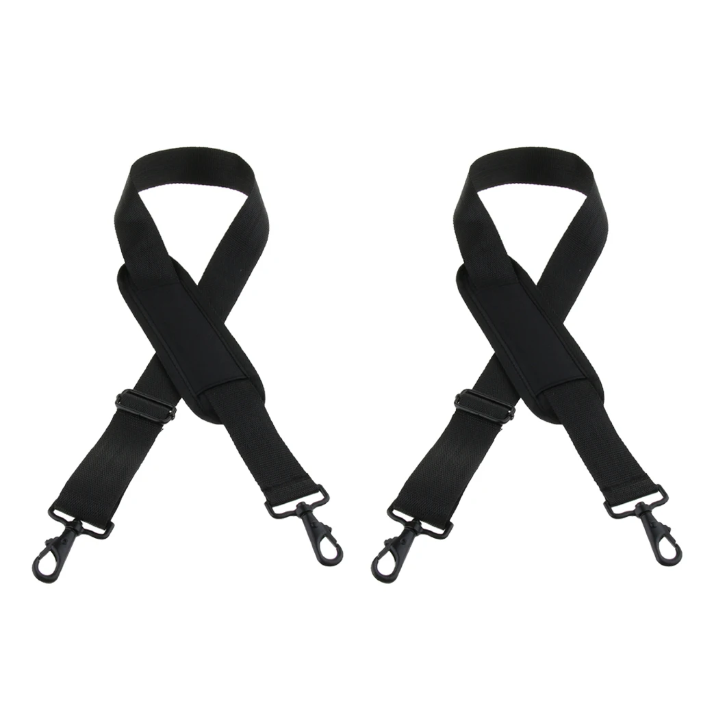 2 Pieces Shoulder Strap Belt for Violin Saxophone Guitar Case Bag 62mm