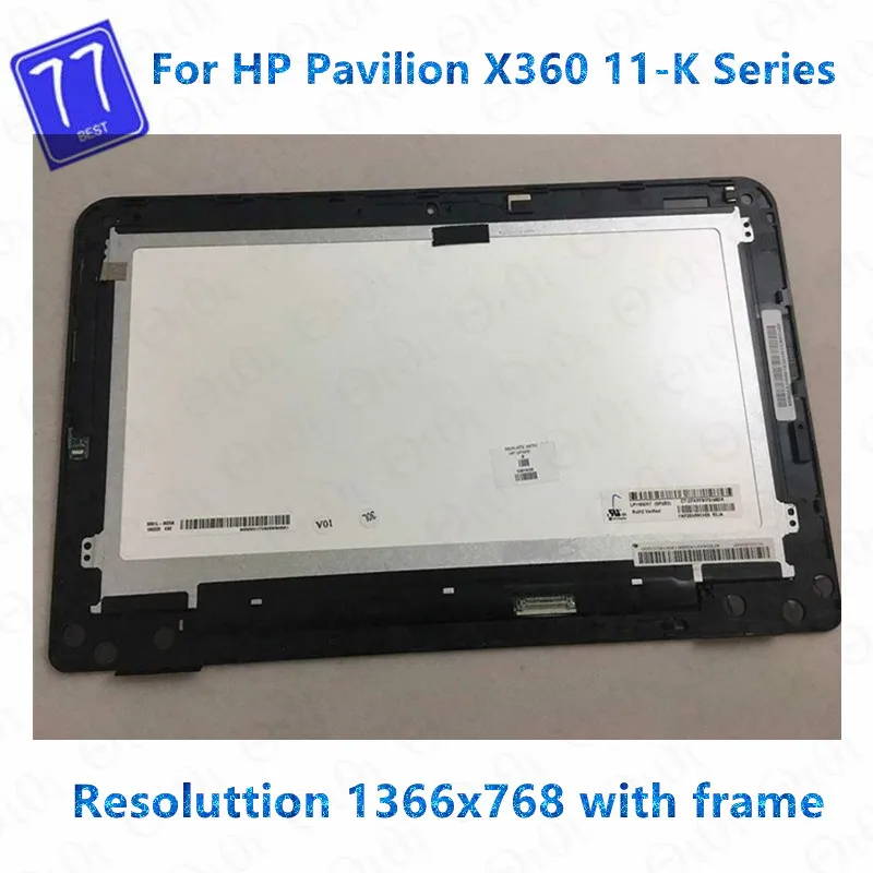 

Дигитайзер сенсорного экрана 11,6 дюйма, ЖК-дисплей в сборе для HP Pavilion 11-K series 11-k100nq 11-k100nu 11-k109no 11-k101ns 11-k102ns