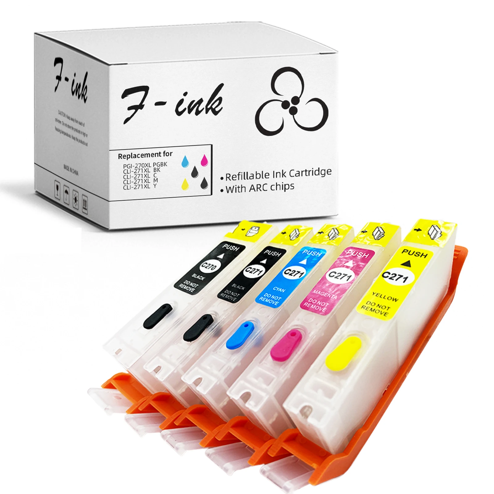 PGI 270 CLI 271 Empty Refillable Ink Cartridge For Canon PIXMA MG5720