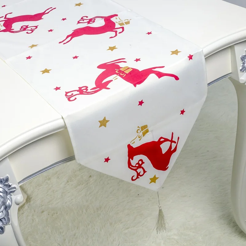 Настольная дорожка для рождества настольная дорожка с печатным рисунком домашнее украшение стола - Цвет: 7