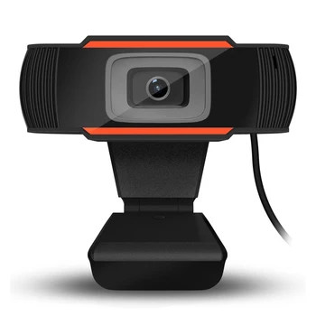

720P Webcam Computer USB Camera with Microphone For Live Streaming Online Teaching Video Calling, Conferencing, Gaming