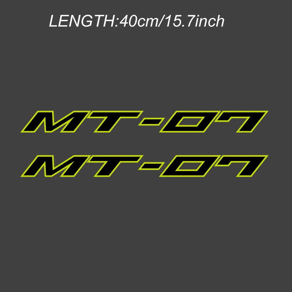 

For YAMAHA MT-07 MT07 MT 07 Wheels Fairing Helmet Tank Body Shell Rims Motorcycle Stickers MT 07 Decal Printing Film 2018 2019