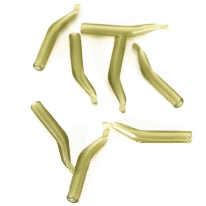 Fishing Accessories 50Pcs/Lot Carp Fishing Hook Sleeve Hair Rig Line Aligner Soft Anti Tangle