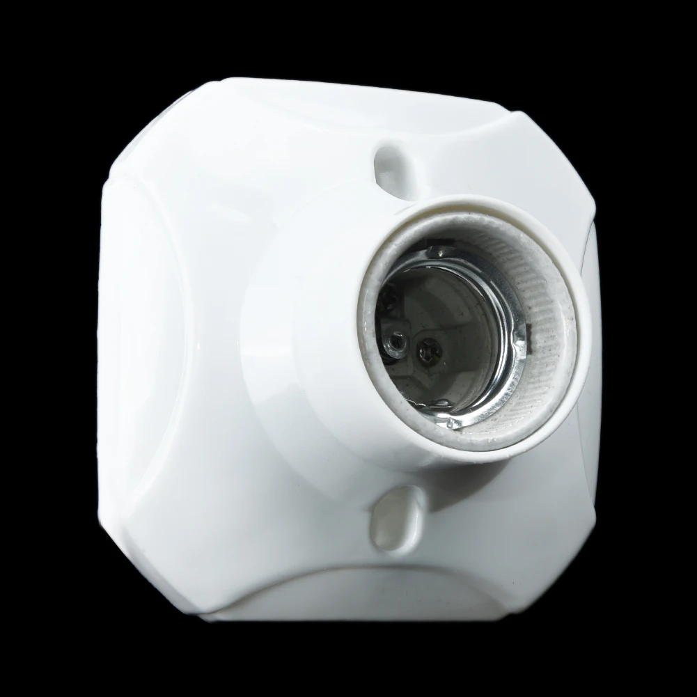 Круглый прямой Глазурованный керамический держатель лампы лампа E27 фарфоровая |