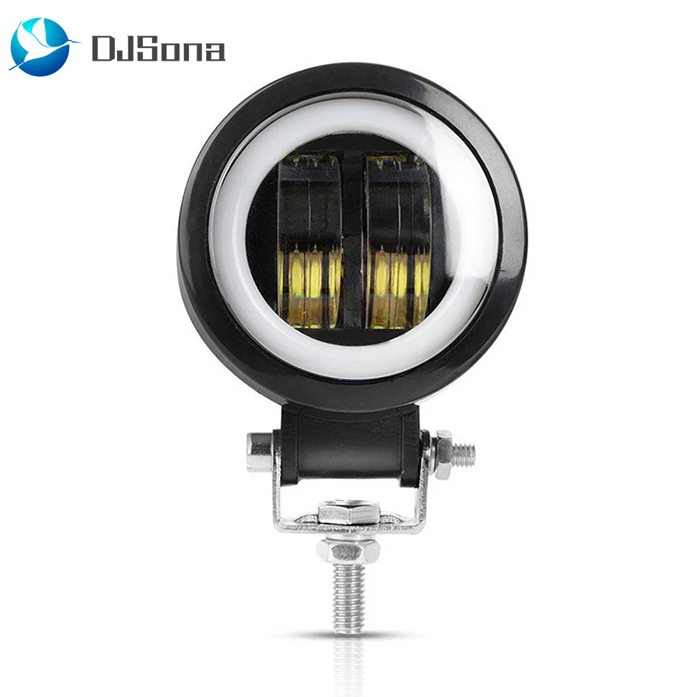 

20W LED Driving Work Light Motorcycle Spotlight Flood Light Amber Fog Lamps