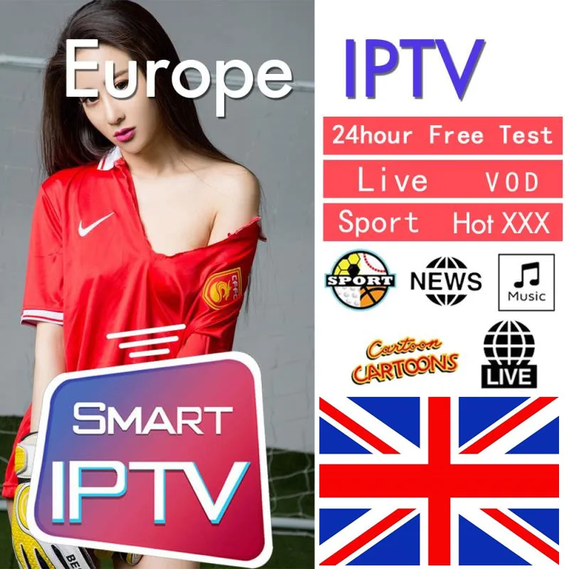 

UK IPTV M3U Subscription Spain Europe United Kingdom BBC ITV Channel 4 Latest Movies with adult XXX for Smart TV Box Enigma2 IOS