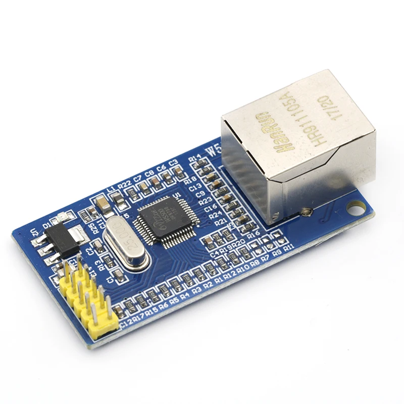 W5500 сетевой модуль Ethernet аппаратное TCP/IP 51/STM32 микроконтроллер программы по W5100