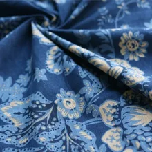 Окрашенная Новинка Tecidos Tissus Au метр и лен пион Бытовая ткань искусство ручной работы хлопчатобумажная ткань, Diy под луной ткани