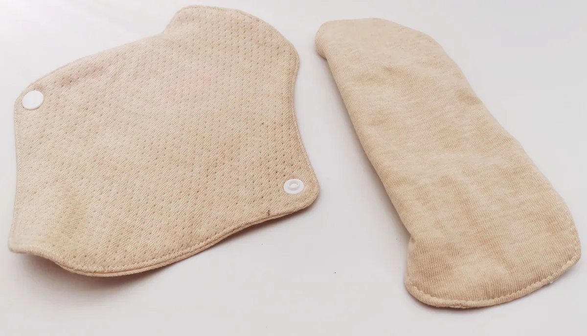 Reusable Menstrual Pads Washable Cotton Pads Women Sanitary Napkin Soft Panty Liner Cloth Pad Feminine Hygiene 18*6cm 1Pc