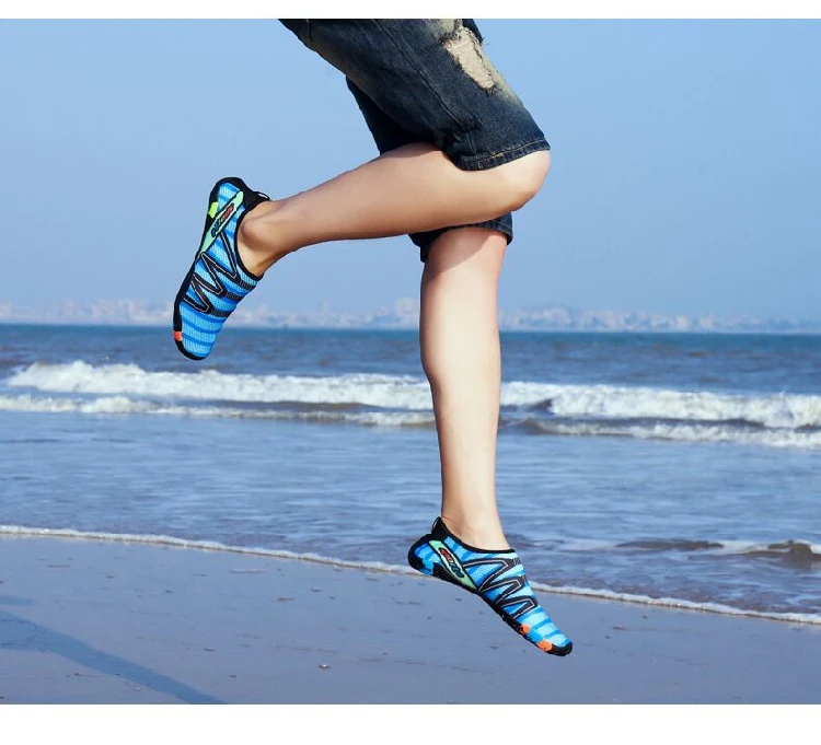 Летняя водонепроницаемая обувь; пляжные сандалии; Мужская Спортивная обувь; женские быстросохнущие шлепанцы на речном море; носки для плавания и дайвинга; Tenis Masculino