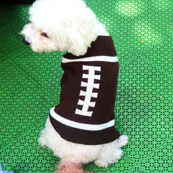

Wholesale Dogs Knitted Sweater Teddy Small Dogs Leopard Sweater Crochet Sport Style Sweater Dog Winter Warmer PulloverDOM1091482