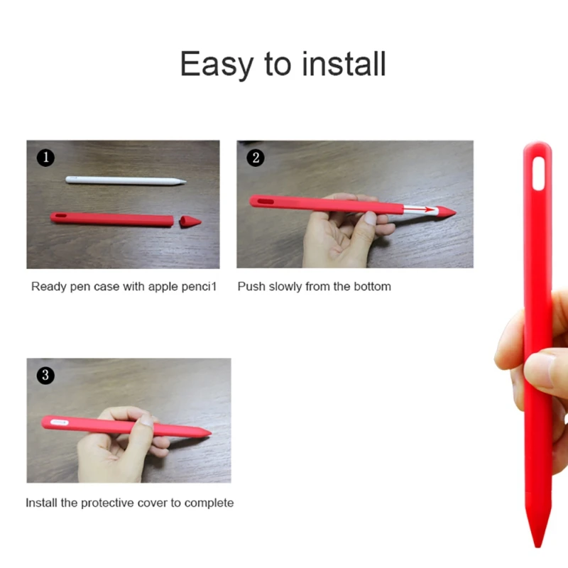 Универсальная защитная пленка для Apple Pencil Case, прочная защитная Ручка для Apple Pencil 2-го поколения, 10 цветов