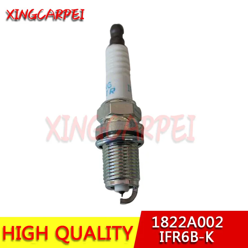 6 шт./лот 1822A002 IFR6B-K новые автомобильные свечи зажигания для 06-12 Mitsubishi Eclipse Galant 3.8L IFR6BK 1822 A002 автозапчасти