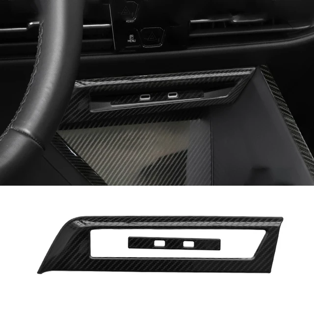 Für Volkswagen VW Golf 8 MK8 Pro R 2021-2023 Carbon Auto Armlehne Hinten  Zustand Air Vent Outlet Abdeckung trim Innen Zubehör - AliExpress