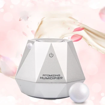 

KBAYBO 180ML Diamond Shaped Mini Diamond Shaped Air Lightweight Humidifier USB Operated Portable Car Air Purifier For Home