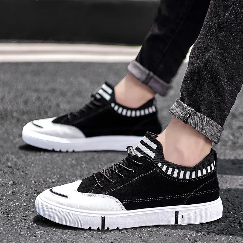 Men's breathable canvas shoes spring and autumn new wild casual shoes comfortable shoes wild