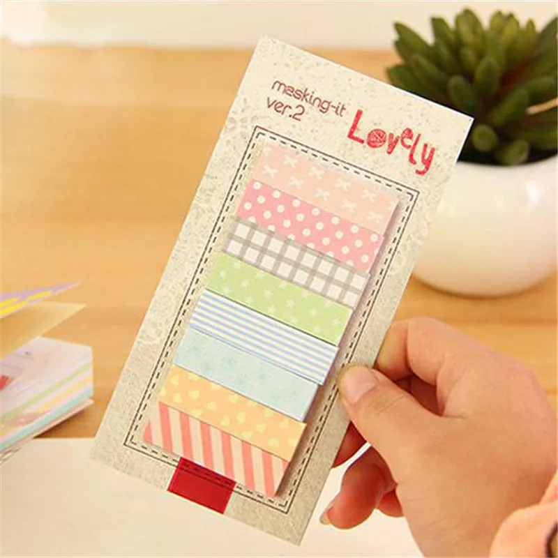 

DIY Cute 160 Pages Sticker Sticky Notes Bookmark Marker Memo Flags