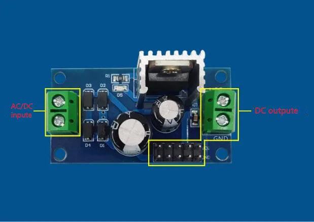 1 шт. LM7805 LM7806 LM7809 LM7812 DC/AC три терминала регулятор напряжения Модуль питания 5 в 6 в 9 в 12 В выход Макс 1.2A