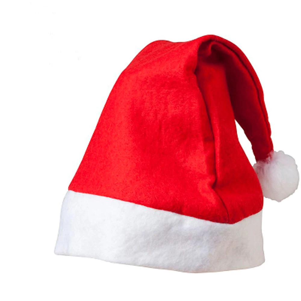 10pcs Adult&Children red color Christmas hat&Santa hat&Santa Cap used for Christmas