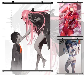 

(40*60cm)darling in the franxx Plastic hanging painting Wall stickers Code:002