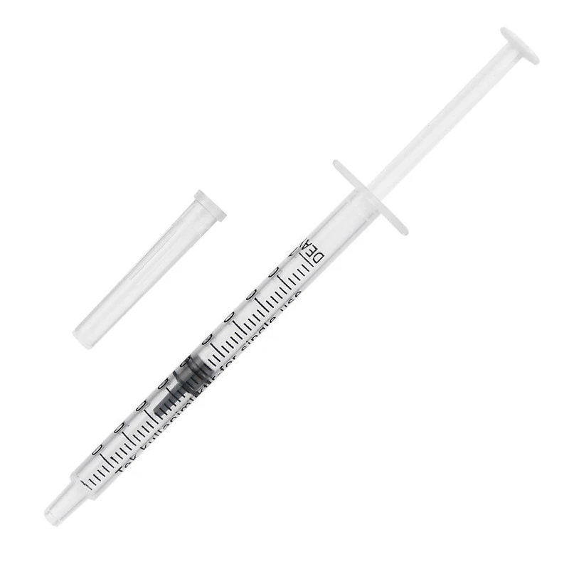 10pcs 1ml Sterile Injection Syringe Oral Dispensing Disposable No Needles
