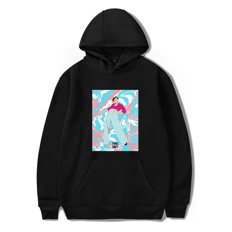

Harajuku Sweatshirt Harry Styles Hoodies Polerone Women Clothes Winter Pink Hoodie Streetwear Men Oversized Hoodie Bluza Damska
