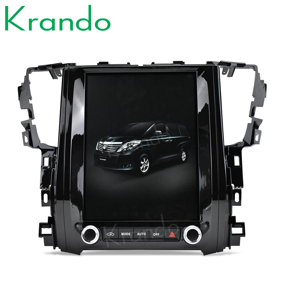 Krando Android 8,1 12," Tesla вертикальный автомобильный мультимедийный плеер для Toyota Alphard навигационная система