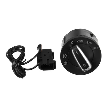 

10 Pins Car Headlight Fog Light Switch+Sensor 5ND941431B For VW For Volkswagen Golf MK5 Passat B6 3C Touran Caddy