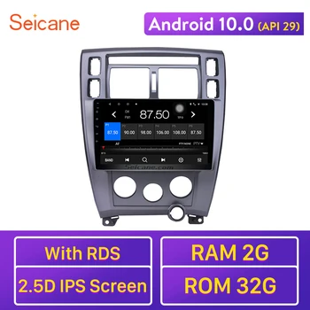

Seicane Android 10.0 Car GPS Navi Stereo Head Unit 10.1 Inch For Hyundai Tucson Left Hand Drive 2006-2011 2012 2013 With 3G WIFI