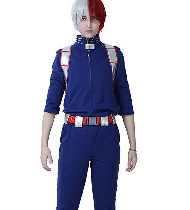 Аниме Boku no Hero Academy Косплей Костюм мой герой Academy Todoroki Shoto комбинезоны маскарадная форма для Хэллоуин костюм