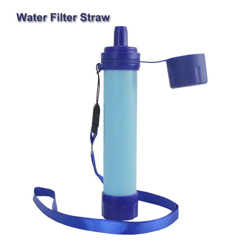Outdoor Water Filter Straw Water Filtration System Portable Water Purifiers Outdoor Survival Filter Camping Hiking Emergency.