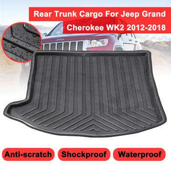 

Cargo Floor Tray Carpet Mud Pad Boot Mat Rear Trunk Liner Kick Guard Protector For Jeep Grand Cherokee WK2 2012 2013 2014-2018