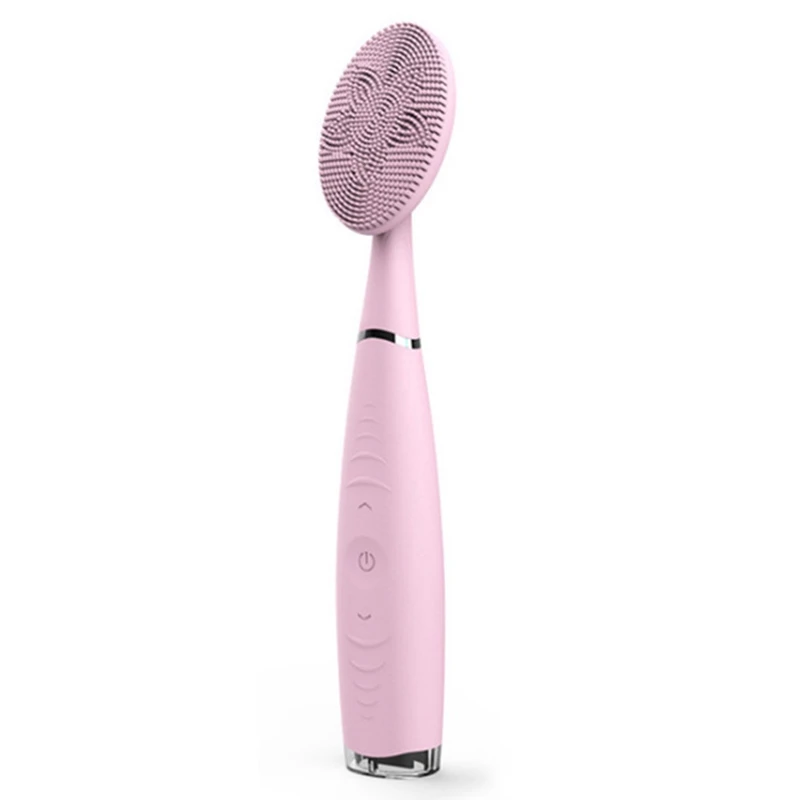 

Electric Facial Cleansing Brush Skin Pore Anti Aging Wrinkle Silicone Brush for Removing Skin'S Blackheads Cosmetic Foregoing
