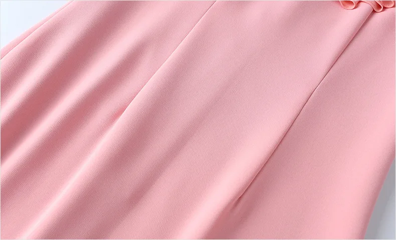 Посылка, летнее платье, 3xl, новинка, короткий рукав, для женщин, рукав-фонарик, бисероплетение, вечерние платья размера плюс, розовые, с оборками, винтажные платья