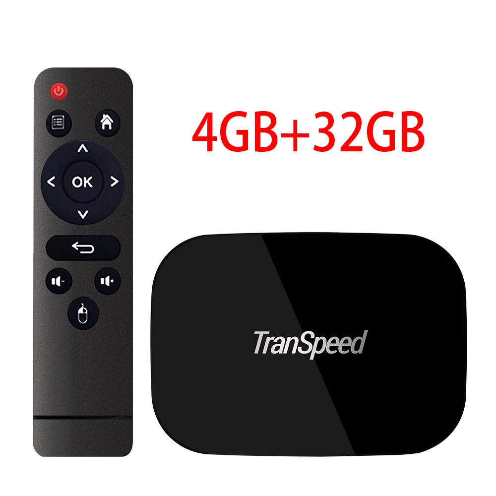 Transpeed Android 9,0 X3-AIR 8K 4K Ultra XDR tv BOX Youtube Netflix wifi Amlogic S905X3 4 ГБ 32 ГБ 64 Гб RGB светильник IP tv Box - Цвет: 32G tv box