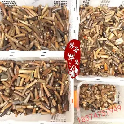 5 Pictes Természetes Szilárd Tibeti Fekete Jak Kürt Felső Anyag Markolat Kés Diy Fogantyú Penge Üres - Image 5