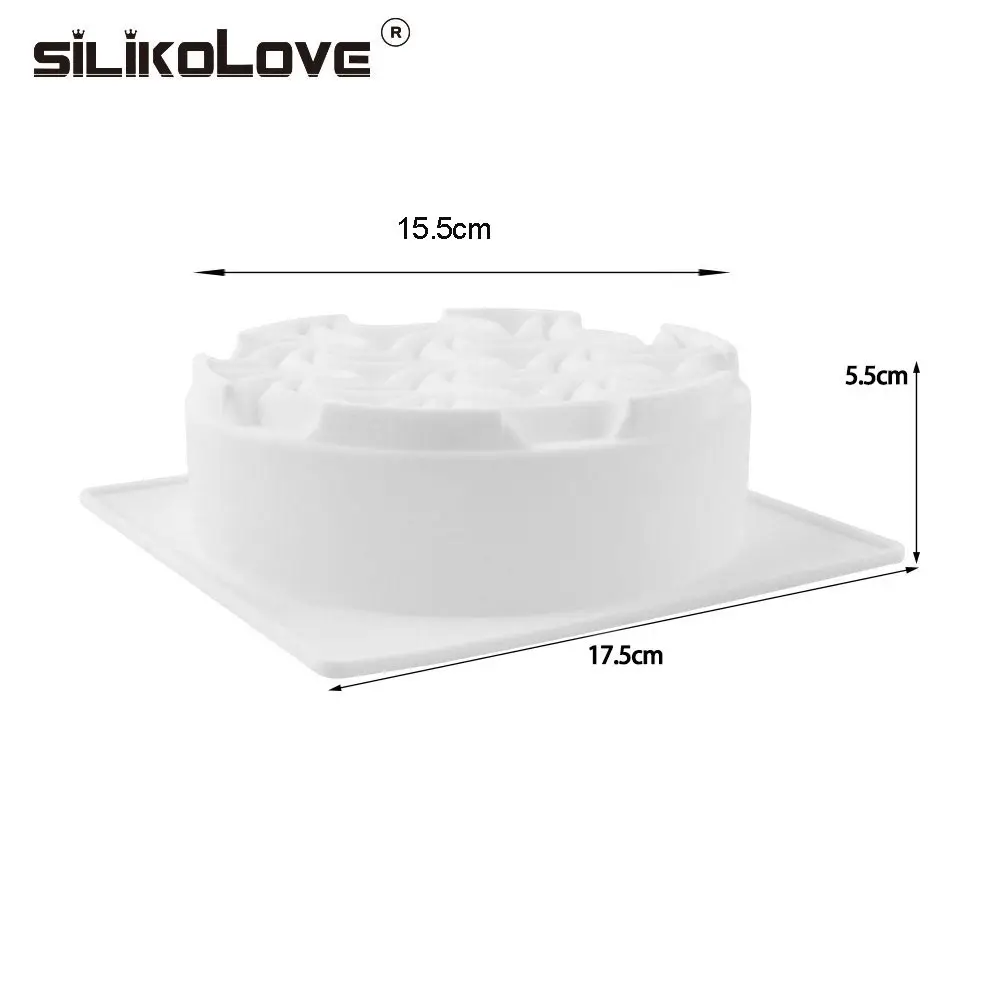 Силиконовые формы для украшения торта SILIKOLOVE мусса Diy свадьбы выпечки десертного