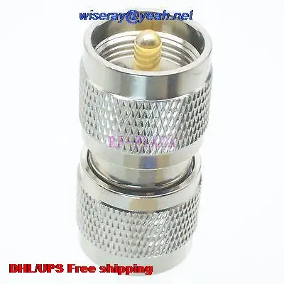DHL/EMS 200 шт адаптер UHF PL259 штекер для UHF PL259 Мужской прямой радиочастотный коаксиальный с одной гарантийностью года-a4