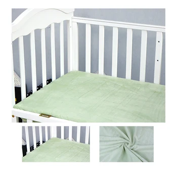 

Solid color sheets baby bed Bedding Mattress Protection Cover cotton Crib Sheet Cot soft bedclothes BTN026